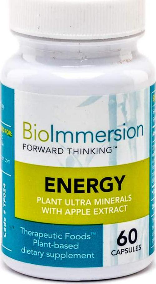 BioImmersion - Energy- Plant Ultra Minerals with Apple Extract - 60 Capsules