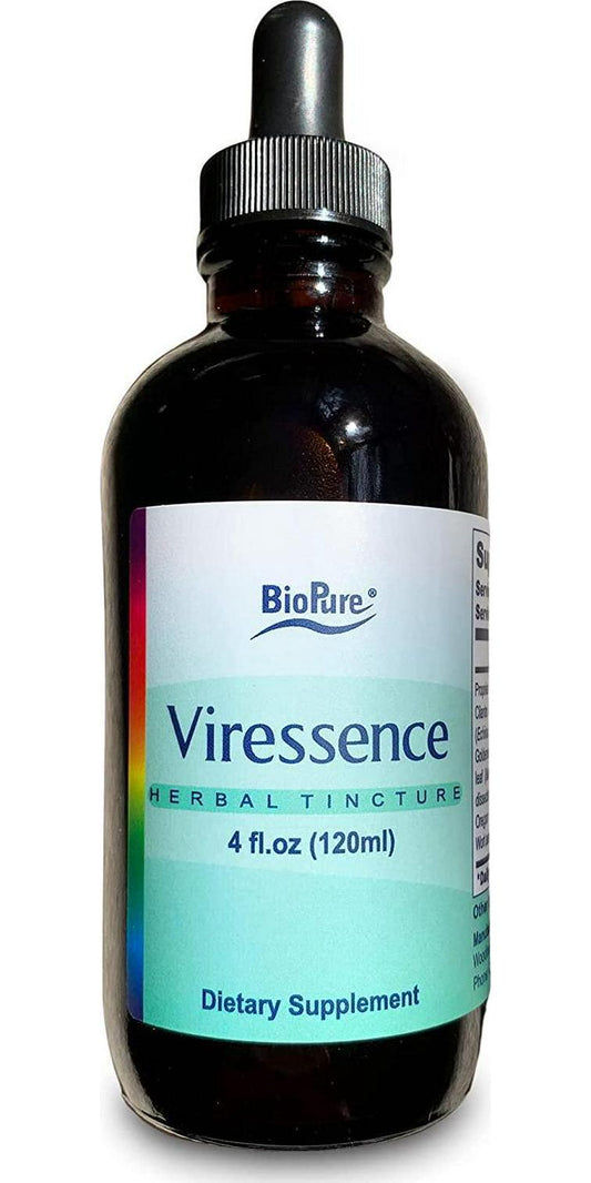 BioPure Viressence Herbal Tincture Dynamic Blend of 9 Potent Botanical Extracts to Synergistically Support The Body s Natural Defenses, Immune Function, Gut Health, and Overall Wellness 4 fl oz