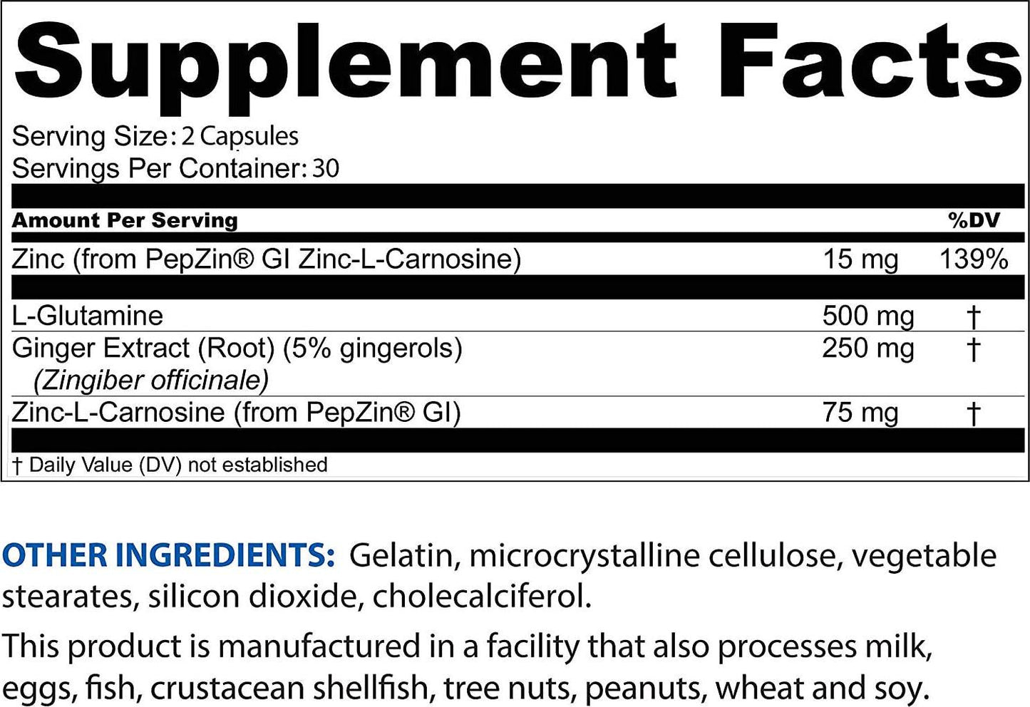 BioTRUST Gut Reg Supports a Healthy Gut Lining, Helps Restore Gut Health and Helps Relieve Occasional GI Discomfort with PepZin GI, L-Glutamine and Ginger Extract, Non-GMO, Gluten-Free (60 Capsules)