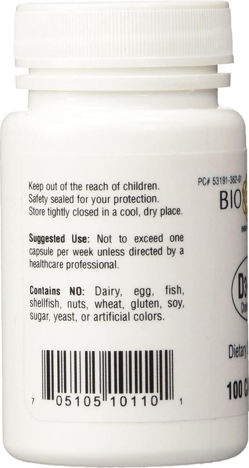 BioTech Pharmacal - D3-50 (50,000 IU) - 100 Caps (FFP)