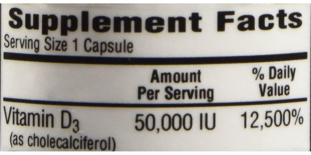 BioTech Pharmacal - D3-50 (50,000 IU) - 100 Caps (FFP)
