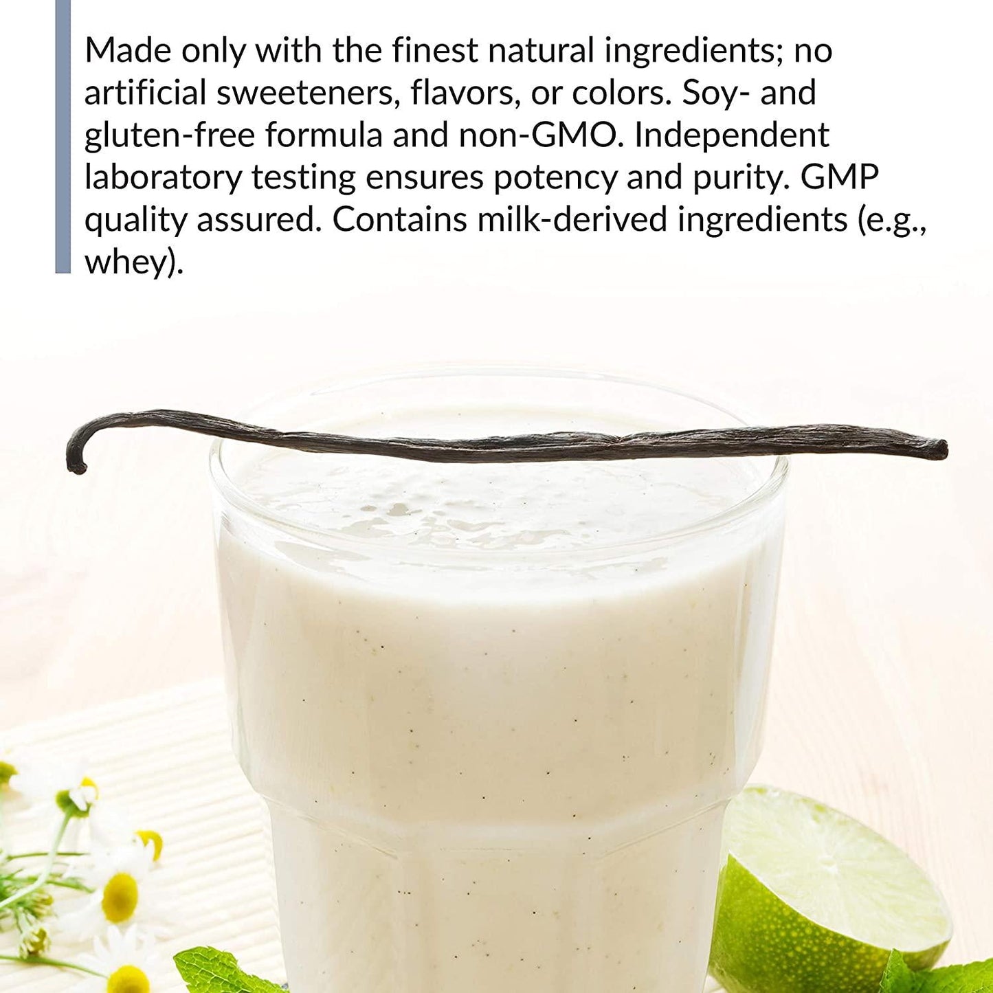 BioTrust Low Carb Natural and Delicious Protein Powder Whey and Casein Blend from Grass-Fed Hormone Free Cows, Non GMO, Soy Free, Gluten Free, Hormone and Antibiotic Free (6 Flavors) (Vanilla)