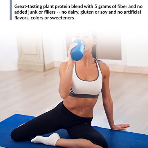 BioTrust Low Carb Plant, 20 Grams of Plant-Based Protein, 5 Grams Fiber, 15 Superfoods, Digestive Enzymes, Vegan, Dairy-Free, Non-GMO, Gluten and Soy-Free, 14 Servings (Vanilla Caramel)