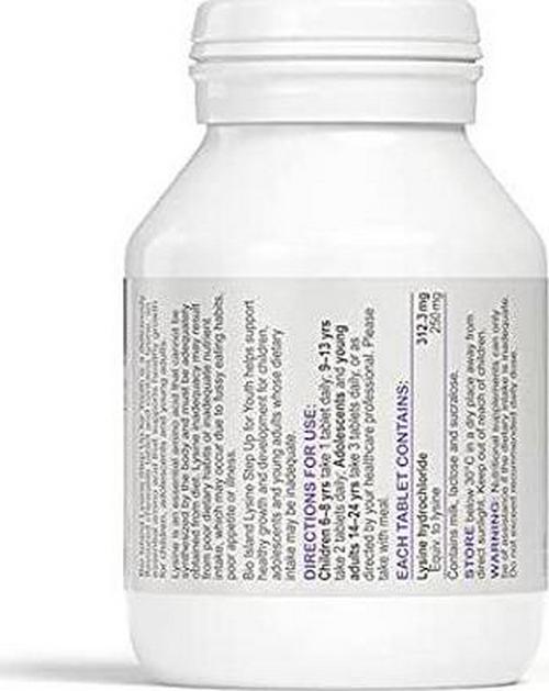 Bio Island Lysine Step Up for Youth Capsules, 60 count
