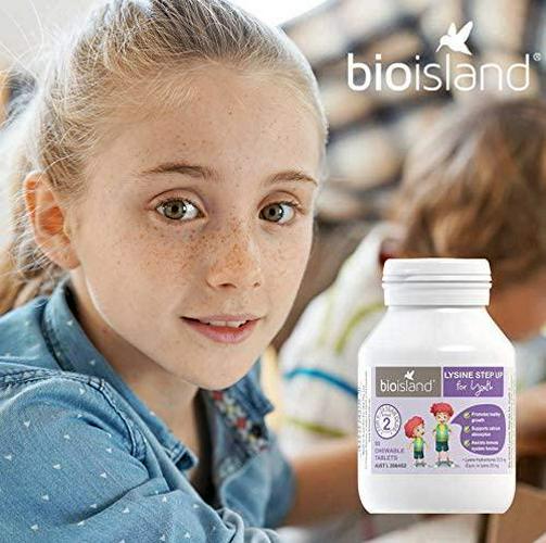 Bio Island Lysine Step Up for Youth Capsules, 60 count