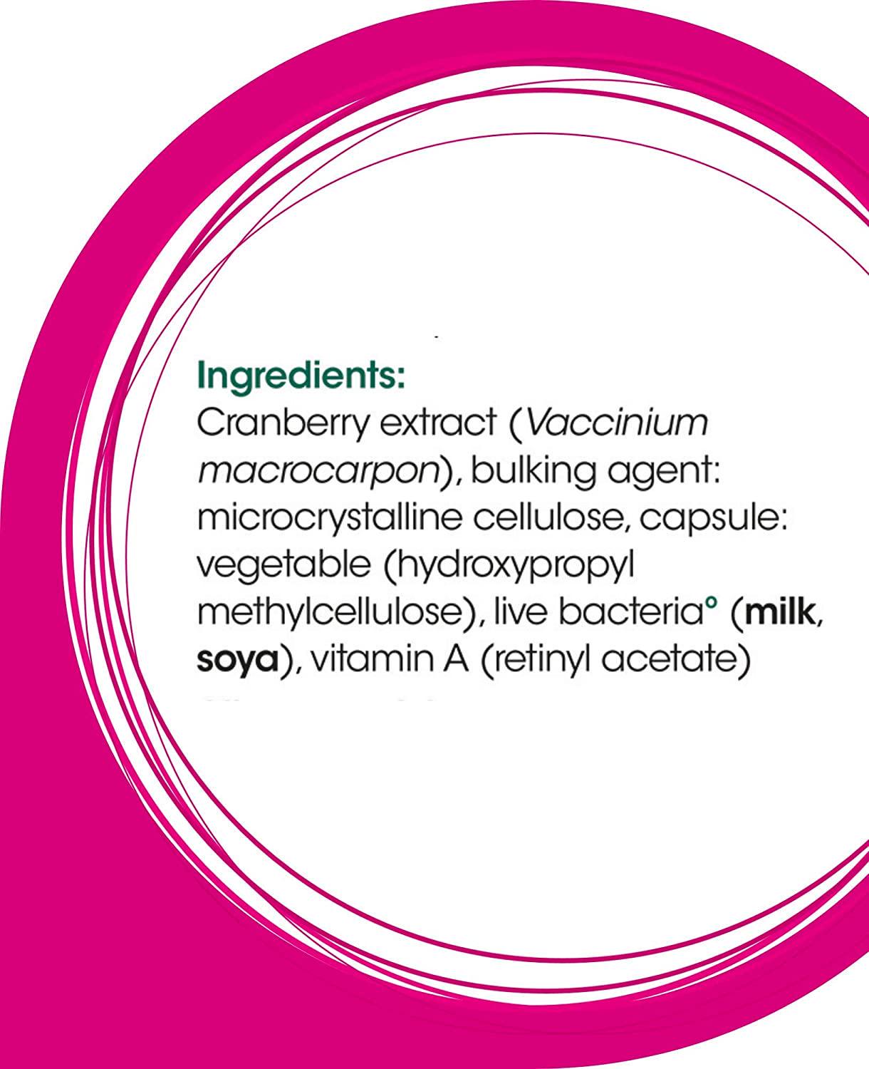 Bio-Kult Pro Cyan - 45 Caps, Probiotics for Women, Targets Urinary Tract, With Cranberry Extract and Vitamin A, 45 count