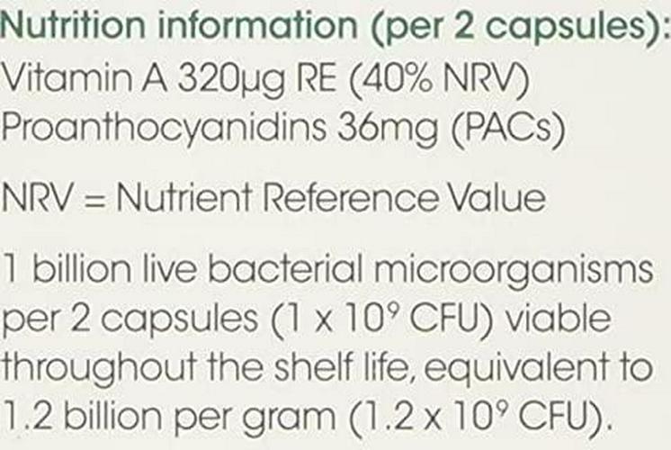 Bio-Kult Pro Cyan - 45 Caps, Probiotics for Women, Targets Urinary Tract, With Cranberry Extract and Vitamin A, 45 count