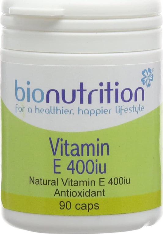 Bio Nutrition Vitamin E 400iu - Antioxidant vitamin - 90 caps