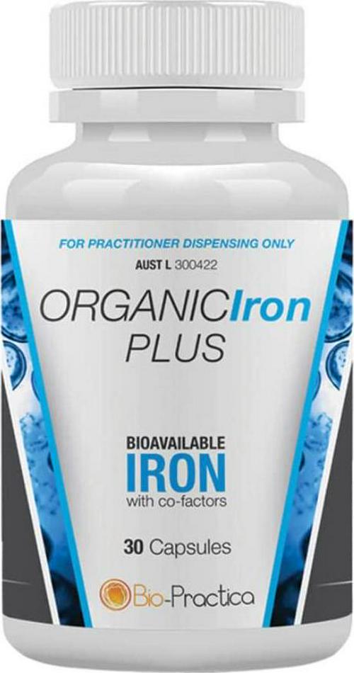 Bio-Practica Organic Iron Plus 30 Capsules