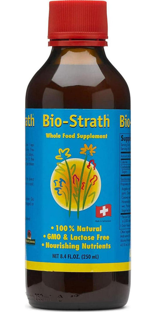 Bio-Strath Liquid, 8.40-Ounce Glass Bottle Bio-Strath Elixir for Vitality, Focus, Immune Support, Stamina and Recovery Bio-Strath from Nature&#039;s Answer