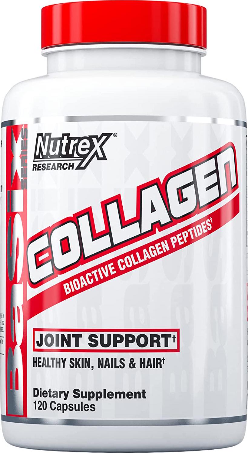 Bioactive Collagen Peptides | Joint Support, Bone Strength | Skin, Nails, and Hair Health | 120 Veggie Capsules