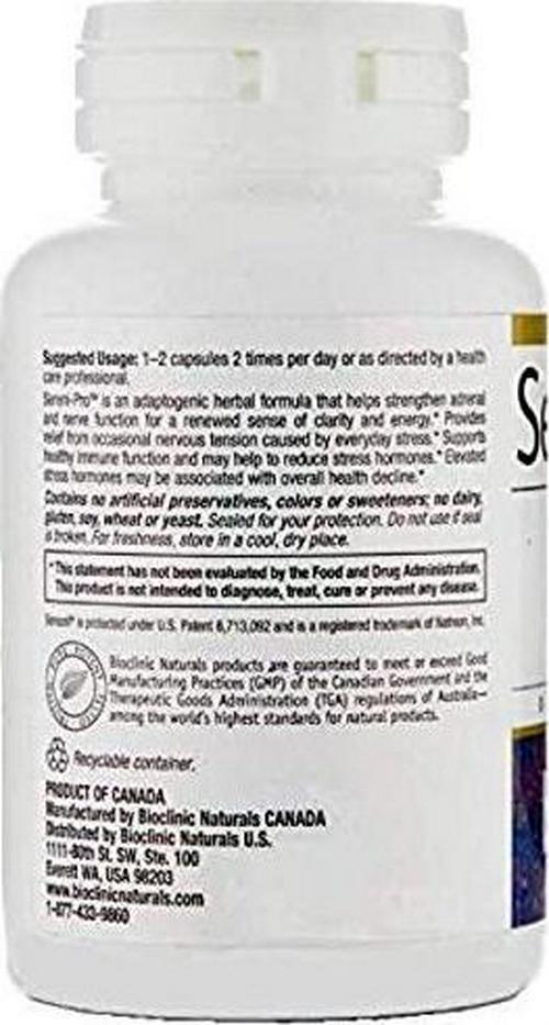 Bioclinic Naturals -Bioclinic Naturals - Sereni-Pro Adrenal 90 vcaps