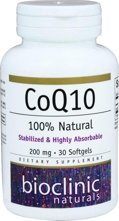 Bioclinic Naturals CoQ10 200 mg 30 gels