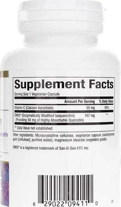 Bioclinic Naturals - EMIQ Activated Quercetin, 60 vcaps