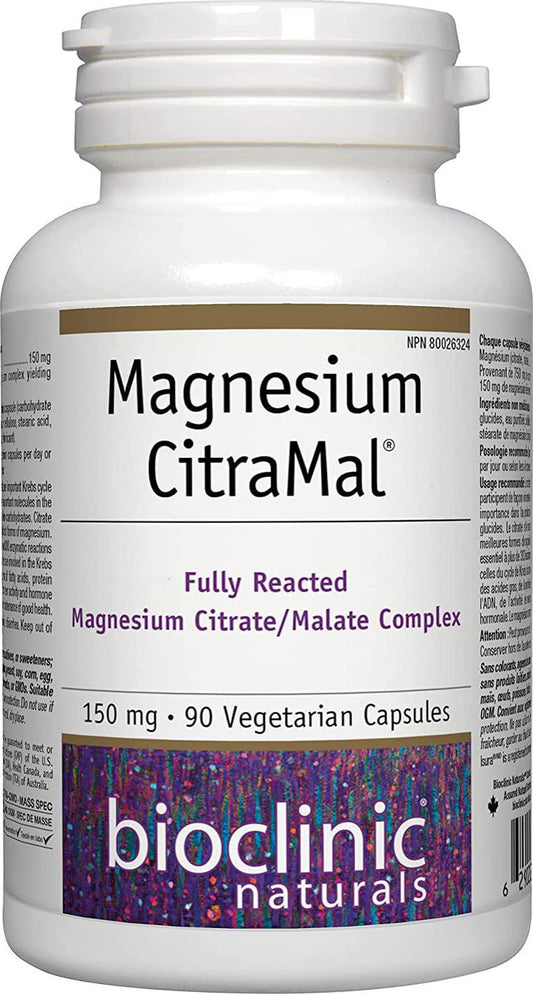 Bioclinic Naturals Magnesium Citra-Mal 150Mg 90Vcaps