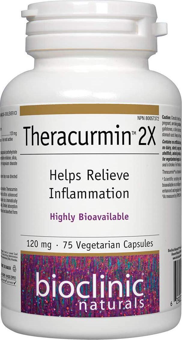 Bioclinic Naturals - Theracurmin 2X 120mg 75 V-Caps