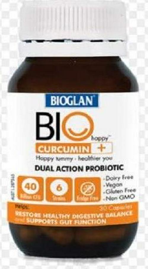 Bioglan BG Bio Happy Curcumin+Prob 30s, 0.12 Kilograms