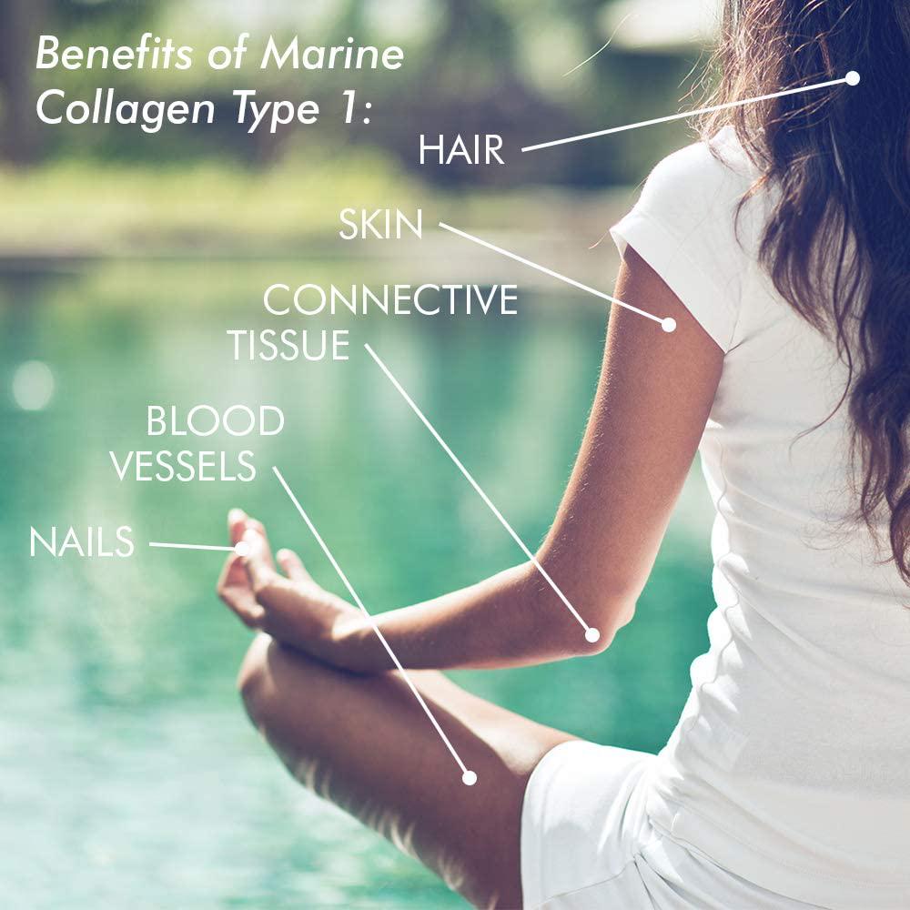 Bioglan Collagen | 5000mg Marine Collagen Powder | Helps support healthy looking SKIN, HAIR, NAILS | Biotin | Vitamin C | Selenium | Hyaluronic Acid | 151g