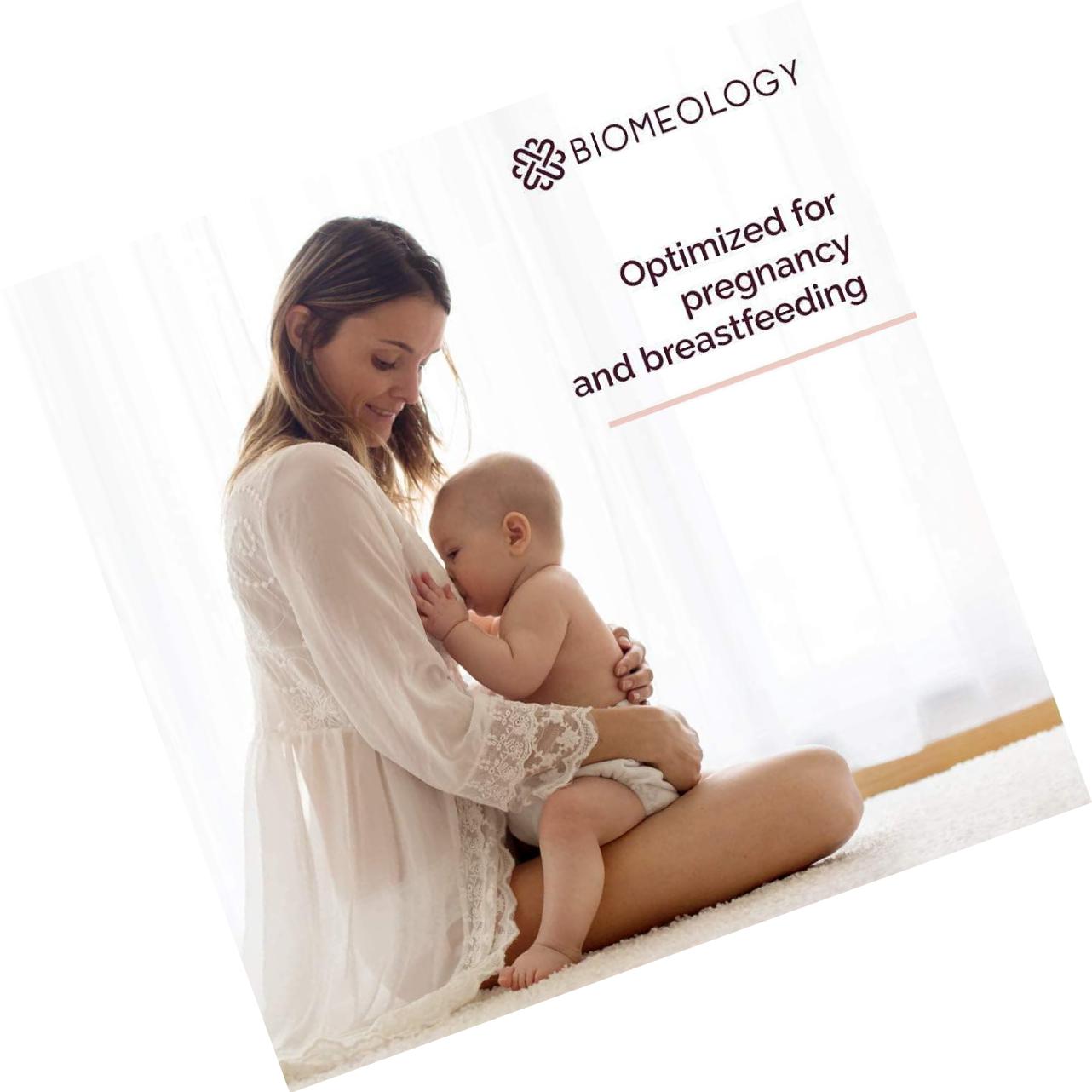 Biomeology Probiotics for Pregnancy, Postpartum, and Breastfeeding | Supports Digestive and Immune Health for Mom and Baby | Morning Sickness Relief | Take with Prenatal Vitamins | 30 Capsules