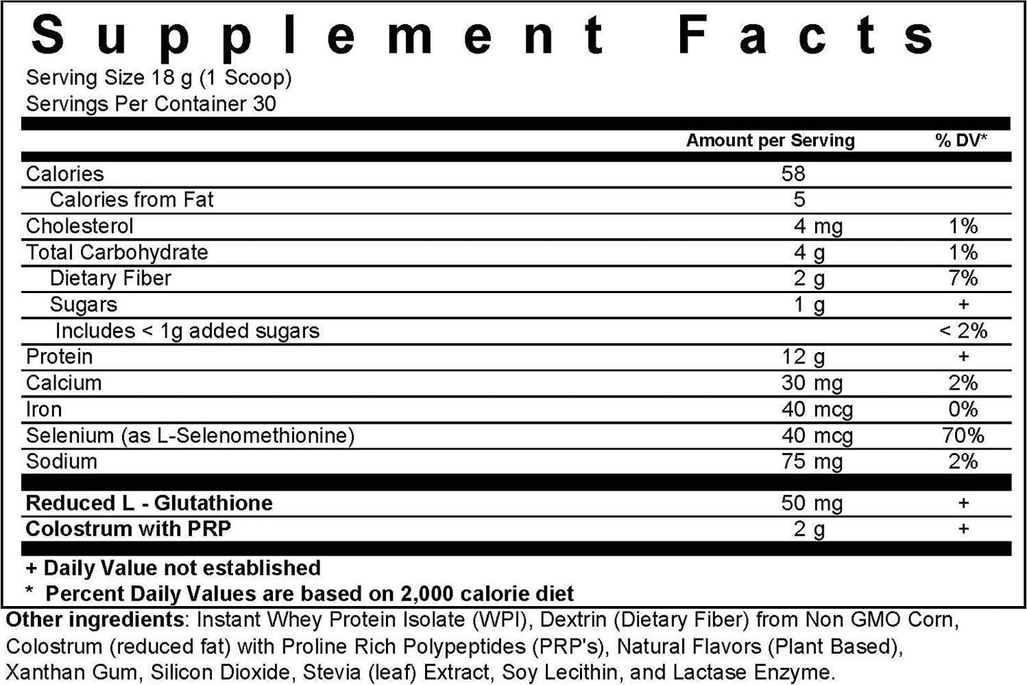 Biopharma Scientific NanoPro Immune Undenatured Whey Protein Powder | Vanilla Bean Flavor | 30 Servings | Colostrum, Iron, Calcium, Grass Fed Cows, Proline Rich Polypeptides
