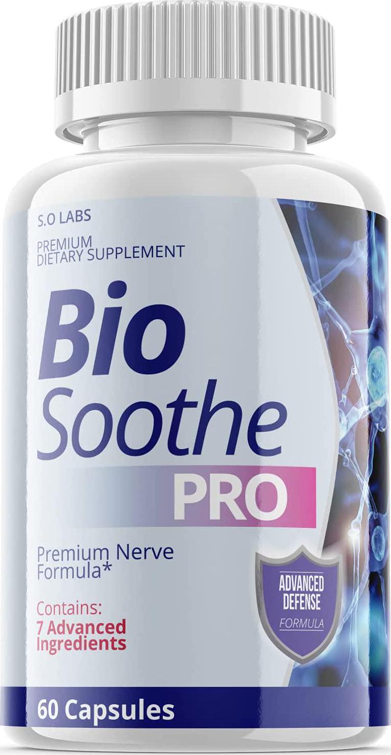 Biosoothe Pro Neuropathy Treatment Capsule for Nerve Pain Repair Pills Bio Soothe Premium Formula Supplement Alpha Fix Neeve (1 Pack)