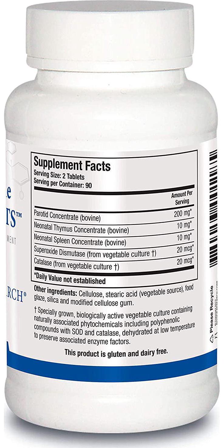 Biotics Research Cytozyme-Parotid-TS – Parotid Concentrate, Digestive Health, Supports Parotid Gland Functioning, Fosters Enzyme Production, SOD, Catalase, Potent Antioxidant Activity 180 Tabs