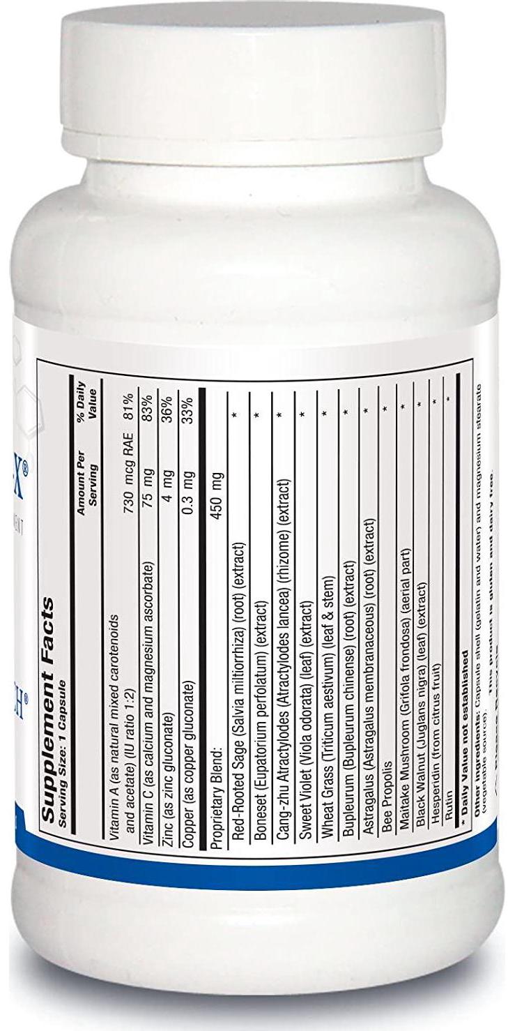 Biotics Research UltraVir-X - Immune Support, Zinc, Maitake Mushroom, Astragalus, High Flavonoid Content, Supports Healthy Inflammatory Pathways. 90 Capsules