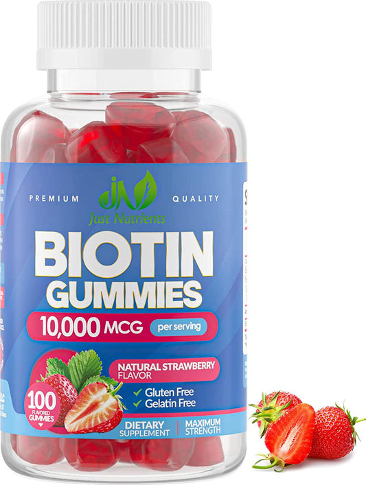 Biotin 10000 mcg Gummies - 60 Count