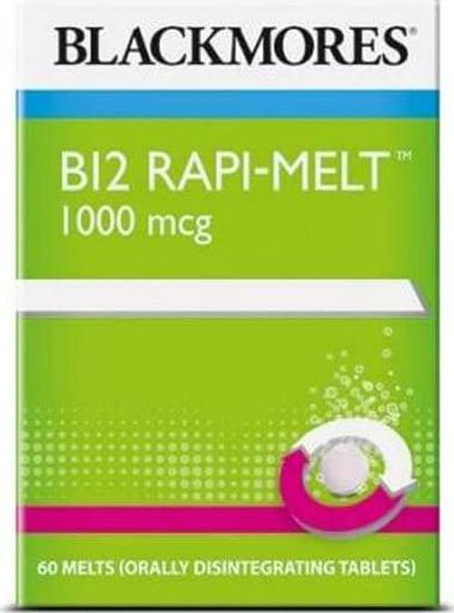 Blackmores B12 Rapi – Melt 1000mcg (60 Tablets)