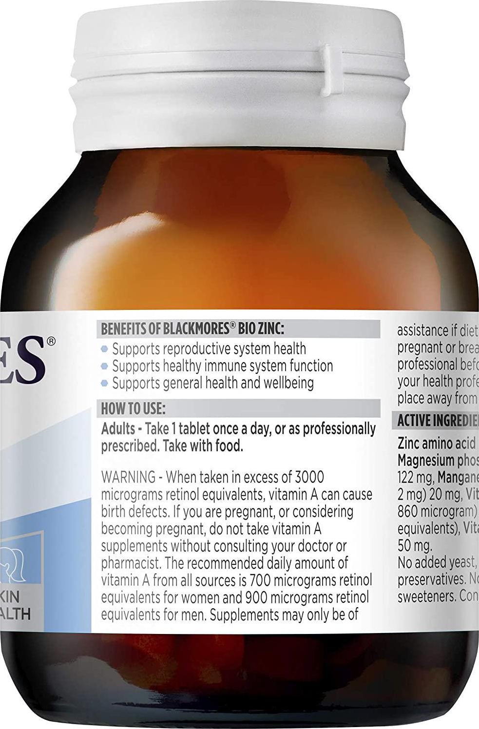 Blackmores Bio Zinc (168 Tablets)