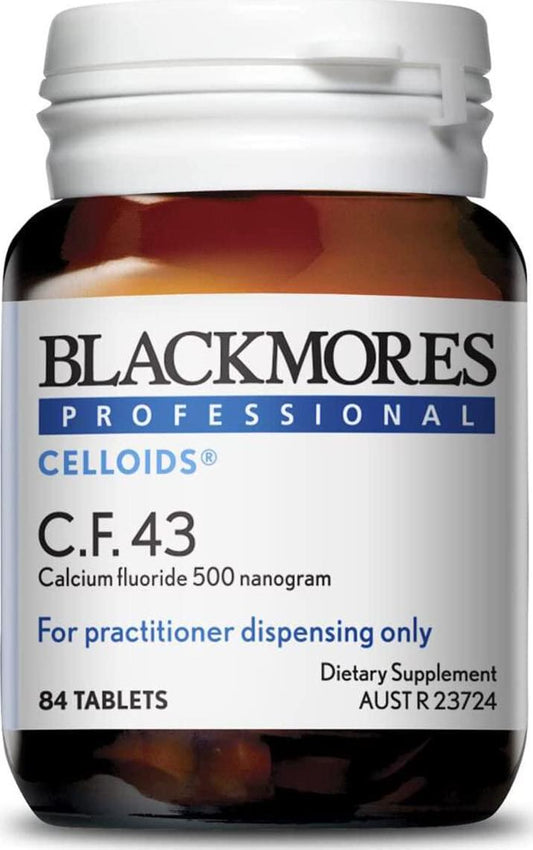 Blackmores Celloids CF 43 Calcium Fluoride 84 Tablets