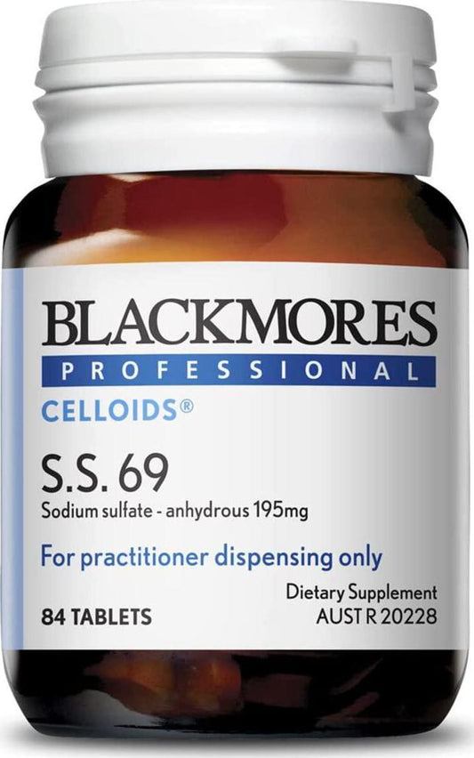 Blackmores Celloids Professional 69 Sodium Sulfate 84 Tablets