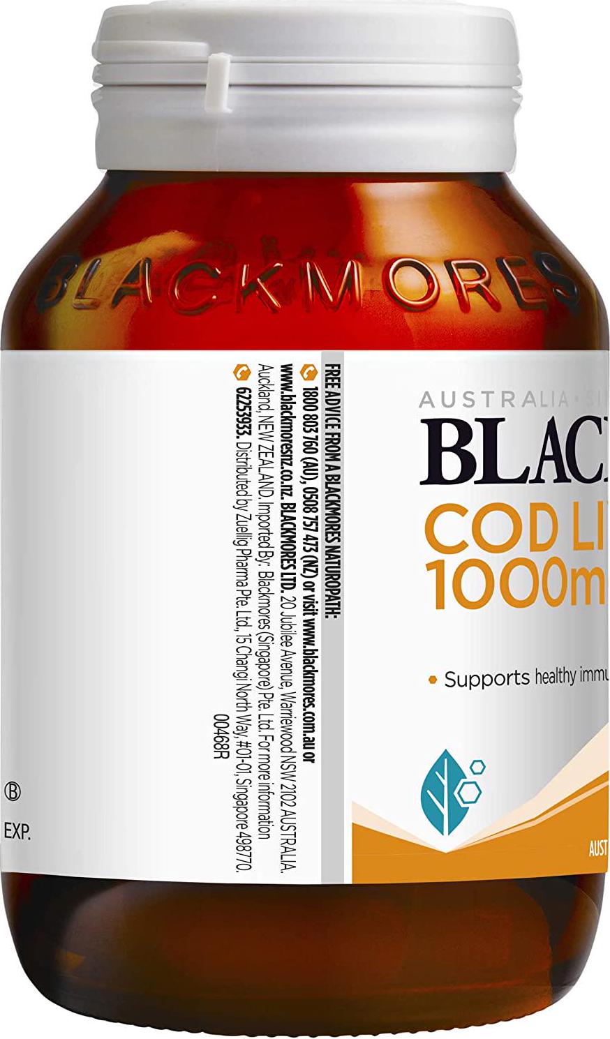 Blackmores Cod Liver Oil 1000mg (80 Capsules)