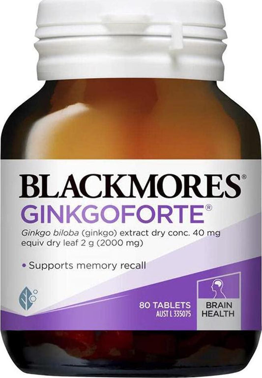 Blackmores Ginkgo Forte (80 Tablets)