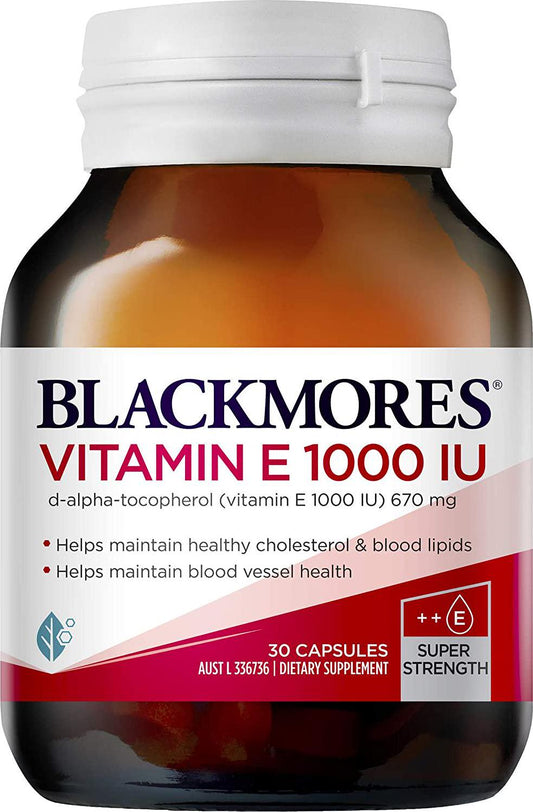 Blackmores Natural E 1000IU (30 Capsules)