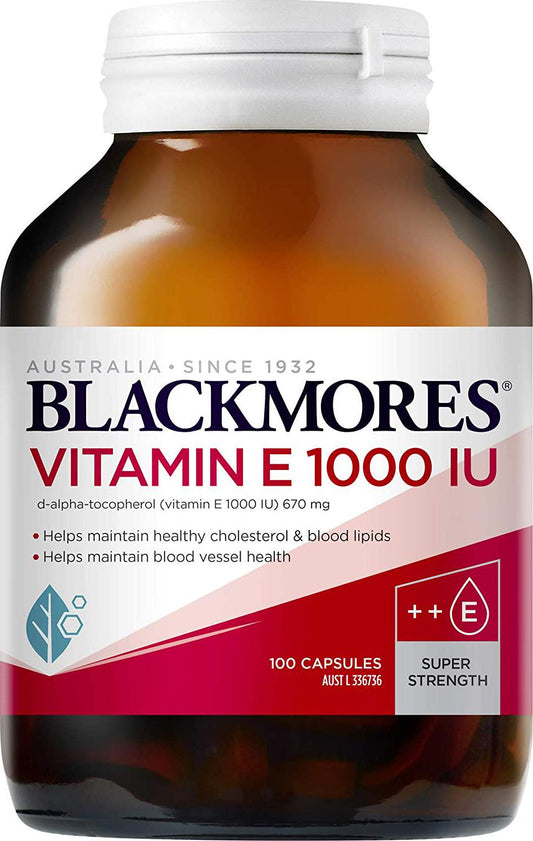Blackmores Natural E 1000IU (100 Capsules)