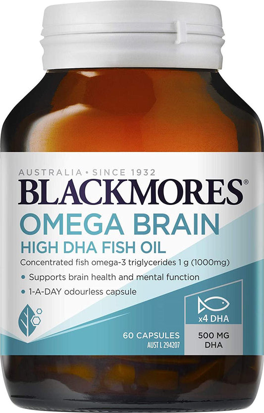 Blackmores Omega Brain (60 Capsules)