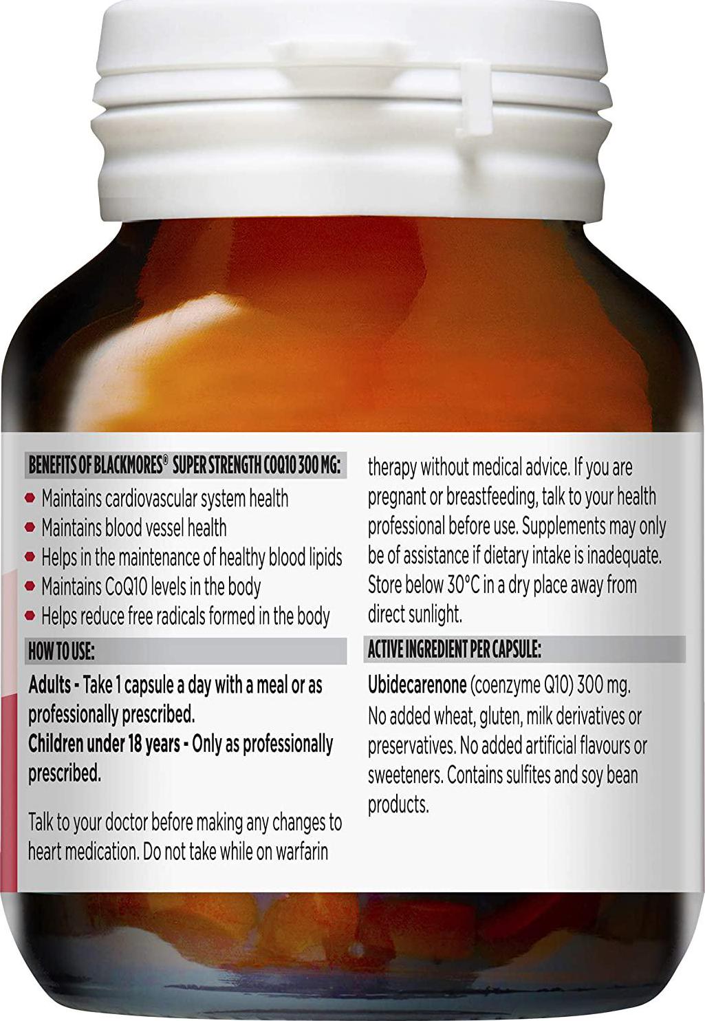 Blackmores Super Strength CoQ10 300mg (30 Tablets)