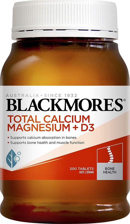 Blackmores Total Calcium + Magnesium + D3 (200 Tablets)