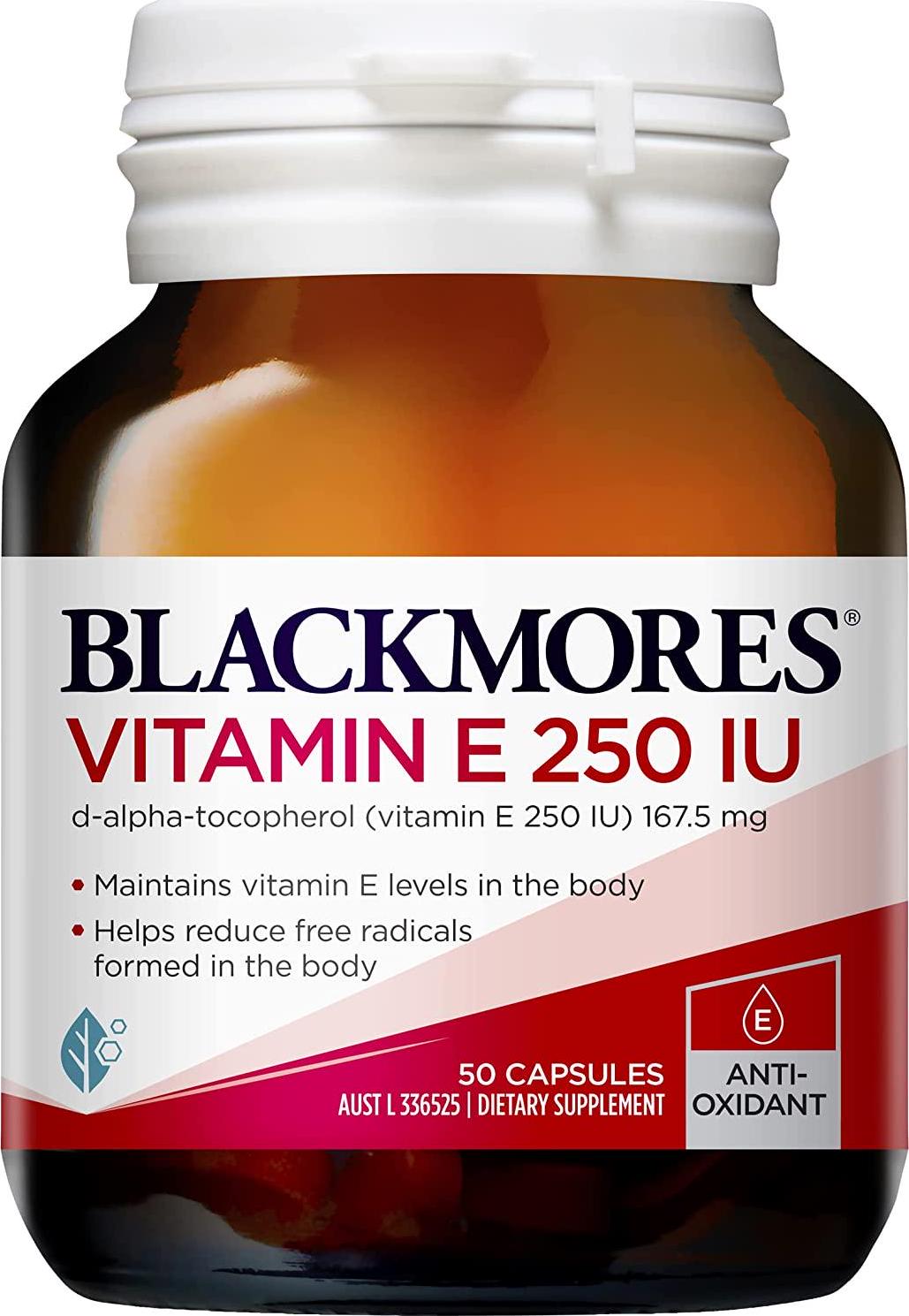 Blackmores Vitamin E 250IU 50 Capsules