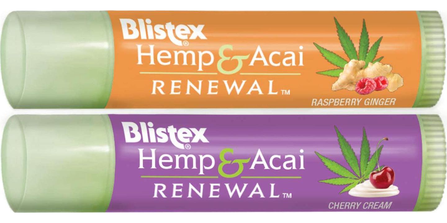 Blistex Hemp and Acai Renewal, 2 count