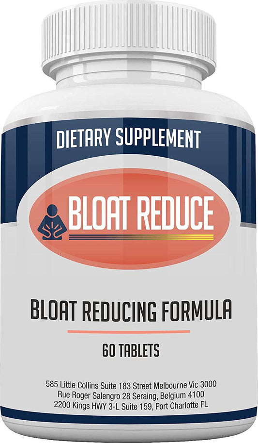 Bloat-Reduce- Best Bloating Pills Vitamin Supplement for Belly, Stomach, Tummy, Face, and Chest Bloat Caused by Water Retention and Excess Fluids