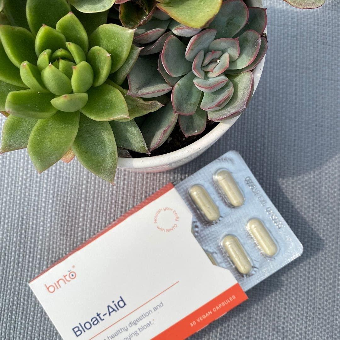 Bloat-aid | Digestive enzymes | Plant-Based Digestive Enzyme Supplements to Support Health Digestion and Cut Down on Bloat | Preservative-Free, Gluten-Free, Non-GMO