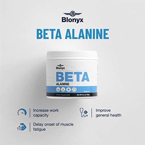 Blonyx Beta Alanine - Promotes Endurance Performance and Work Capacity - 30-Day Supply