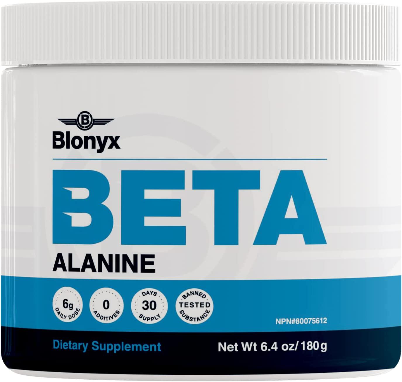 Blonyx Beta Alanine - Promotes Endurance Performance and Work Capacity - 30-Day Supply