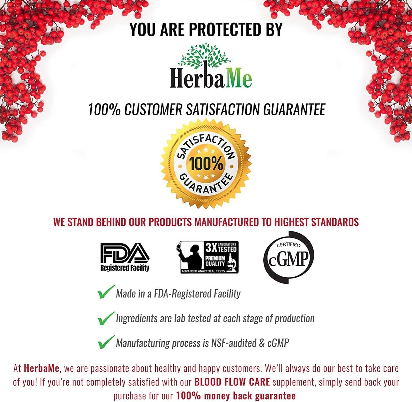 Blood Circulation Supplement by HerbaMe, 120 Capsules, Helps Reduce Spider and Varicose Veins, Supports Vessels, Leg and Cardiovascular Health with Niacin, L-Arginine, Ginger, Cayenne Pepper, Diosmin and Hawthorn