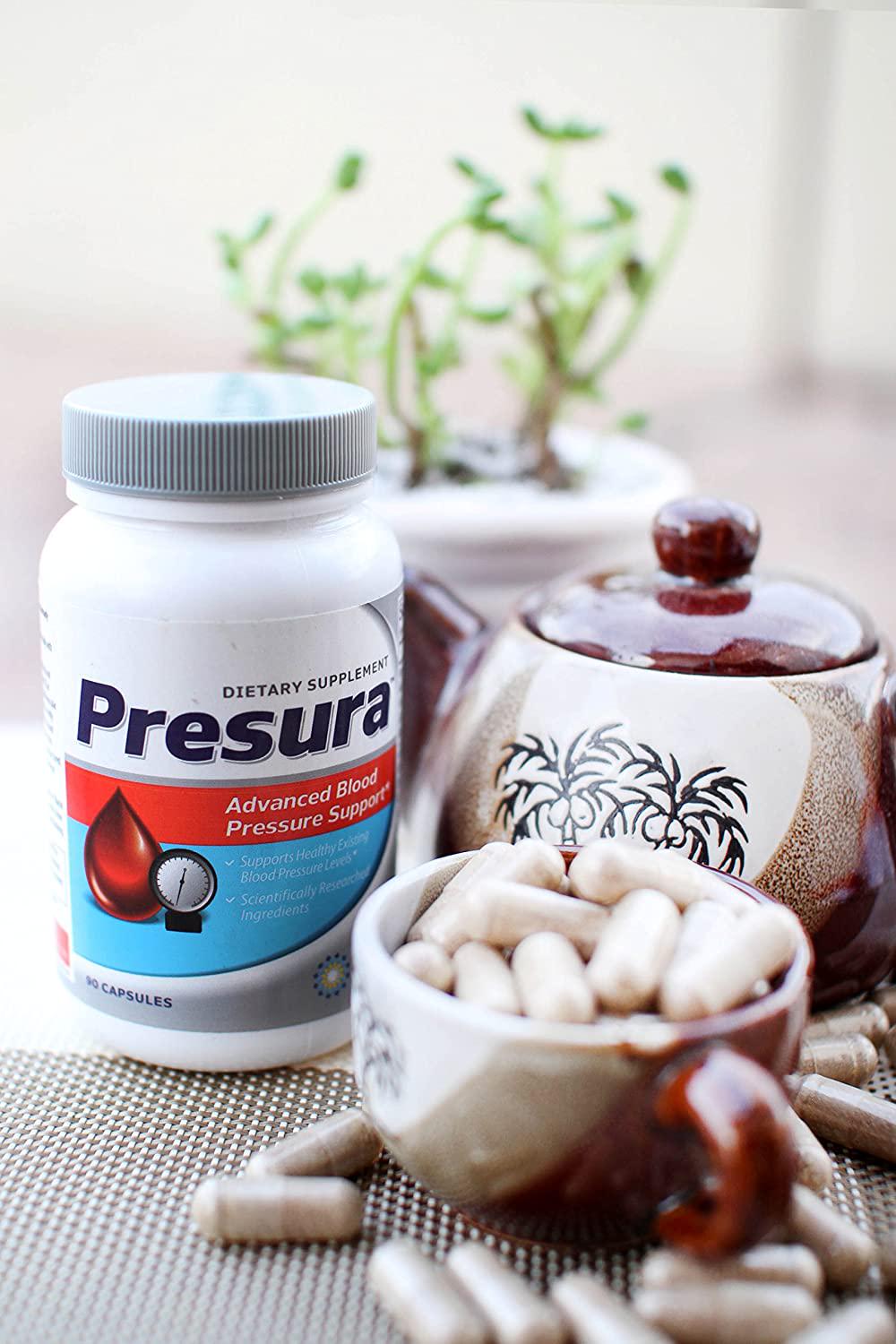 Blood Pressure Support Formula - Naturally Promote Healthy Blood Pressure with Hawthorn Berry, Niacin, Garlic Extract for Healthier Heart, Brain, and Blood Pressure