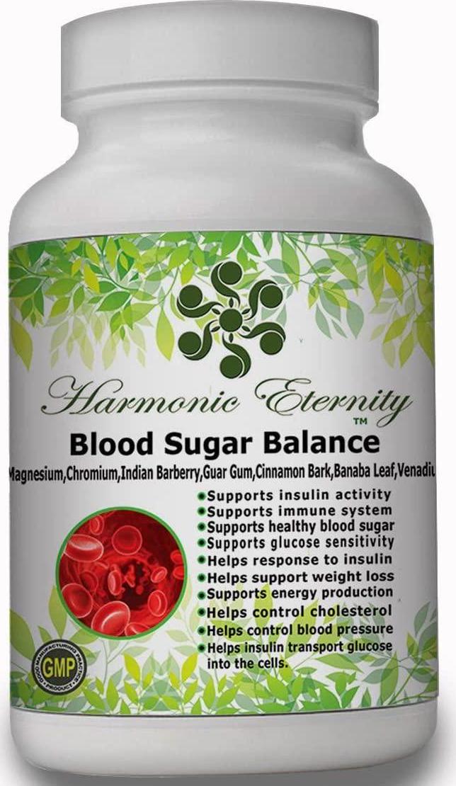 Blood Sugar Balance, The Most Complete Blood Sugar Supplement with Advanced Factors Like Vitamins d3, b6,b12,biotin,zinc,Magnesium,Manganese,Chromium,Barberry,Cinnamon,gymnema,Alpha-lipoic Acid