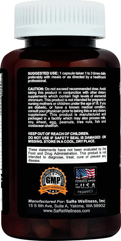 Blood Sugar Support and Glucose Metabolism Diabetes Supplement. Vitamins C B E, Magnesium, Zinc, Biotin, Alpha Lipoic Acid, Cayenne Pepper, Juniper Berries. 90 Bitter Melon Capsules. Clinical Daily