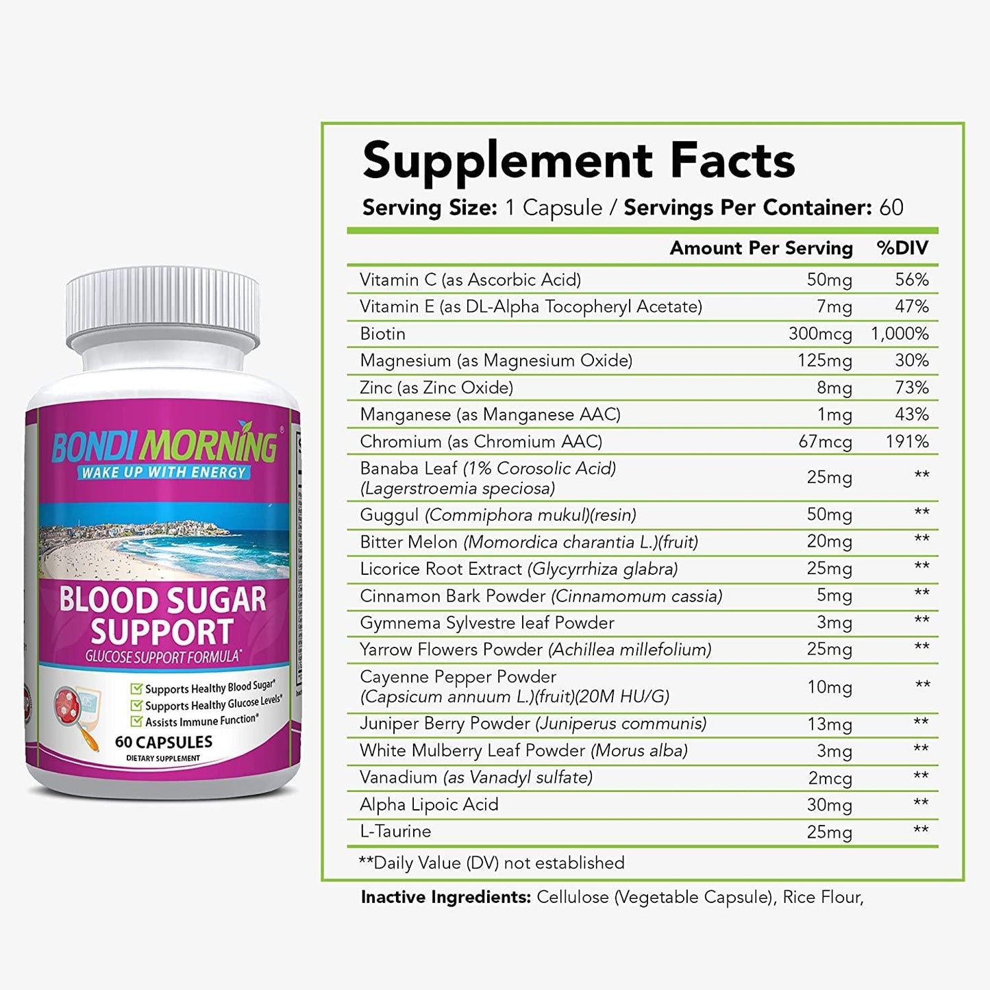 Blood Sugar Support (Glucose Support Formula)